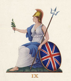 Britannia - Ancient name of Britain ca. 43 AD