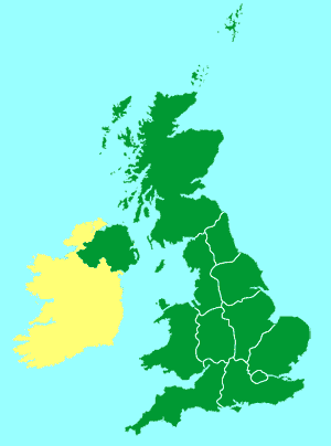 The UK doesn't include Southern Ireland